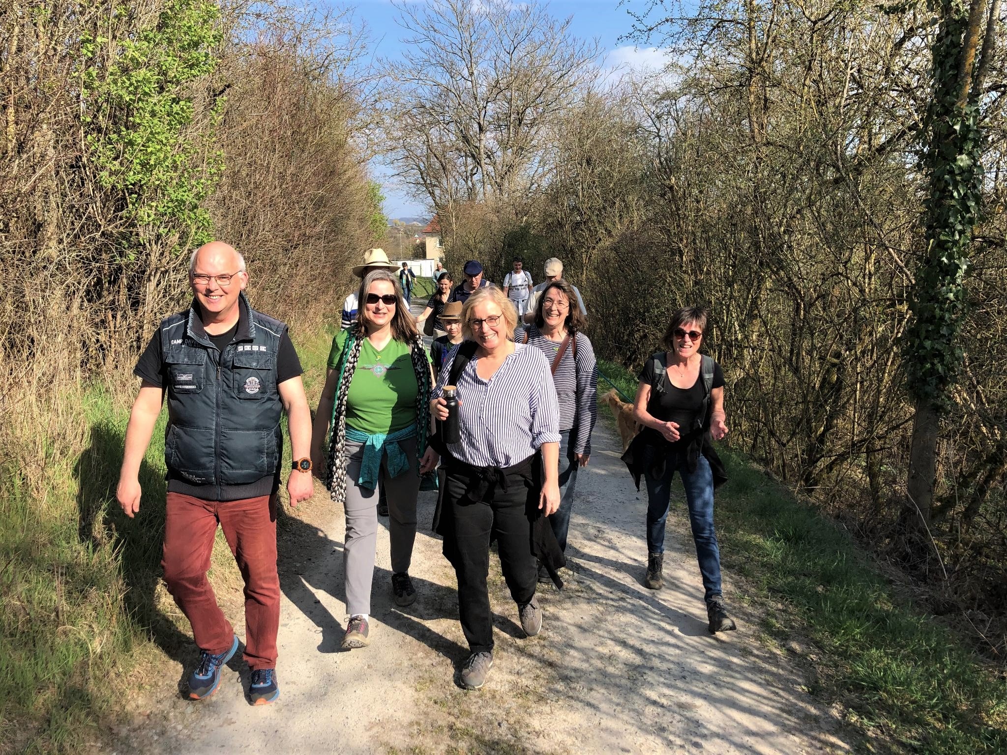 Aufbruch zum 1. Green Walk & Talk.