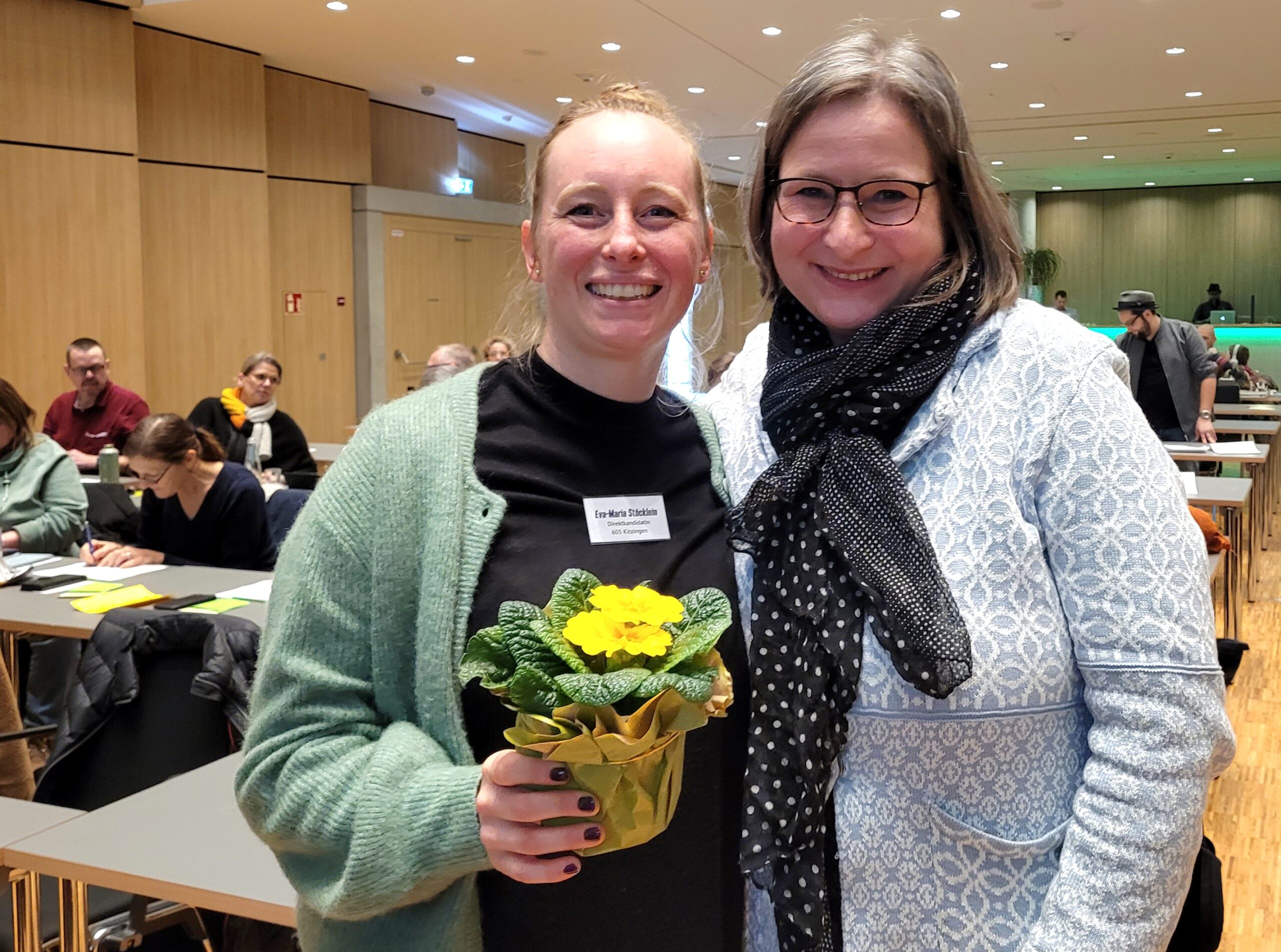 Eva-Maria Stöcklein und Eva Trapp