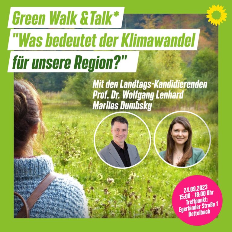 Walk & Talk mit unseren Landstagskandidierenden