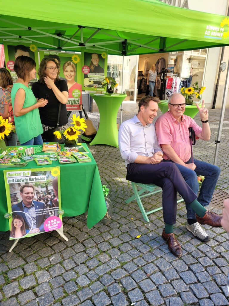 Auf Tuchfühlung mit dem Grünen Spitzenpolitiker Ludwig Hartmann