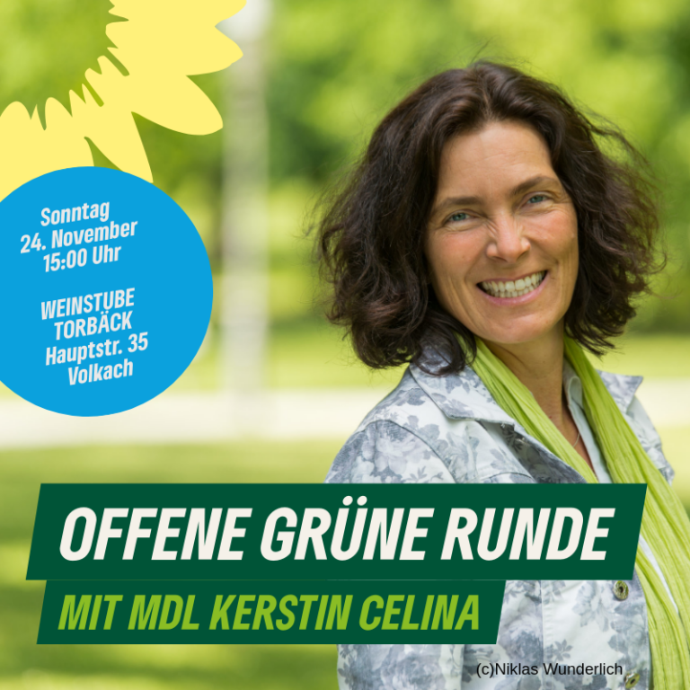 Komm doch mal zu unserer Offenen Grünen Runde!